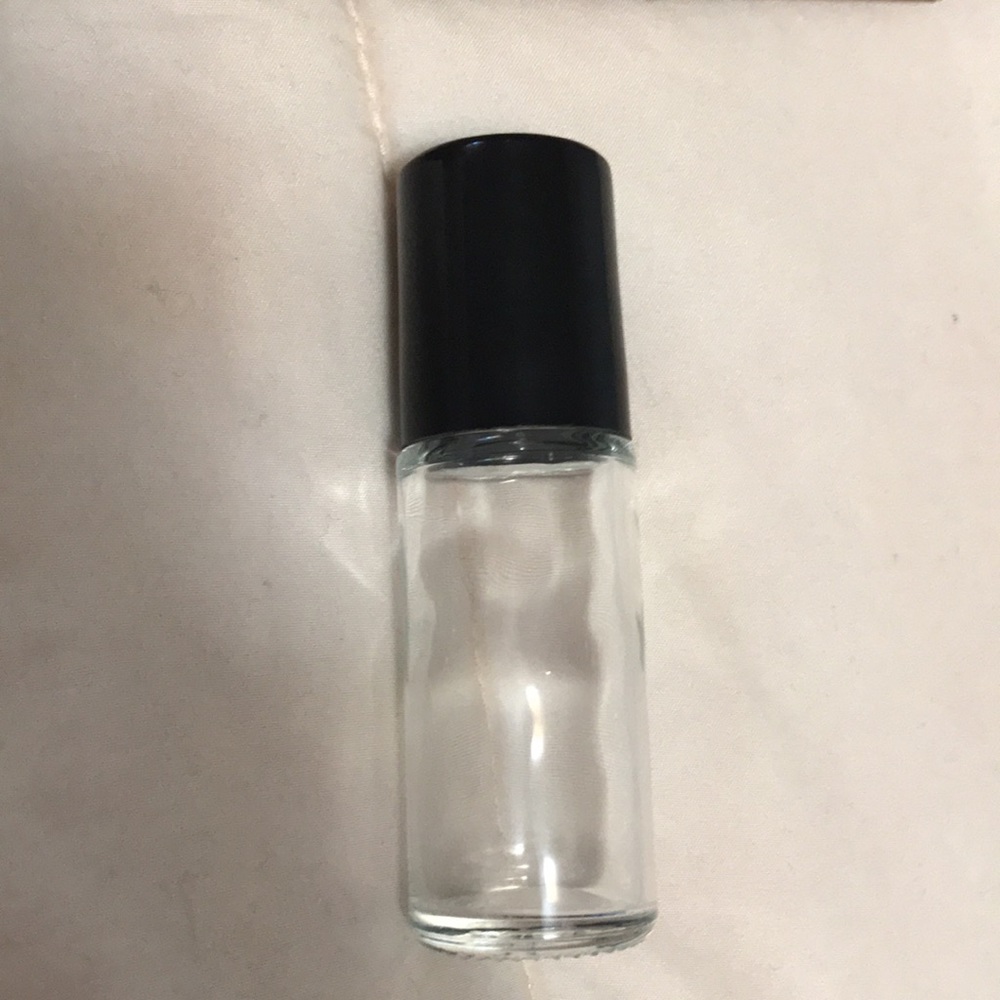 🖤Set of 4 empty glass perfume containers with roller ball